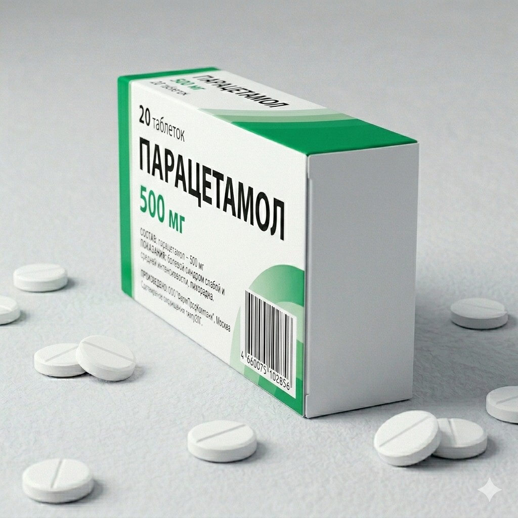 Парацетамол 500мг